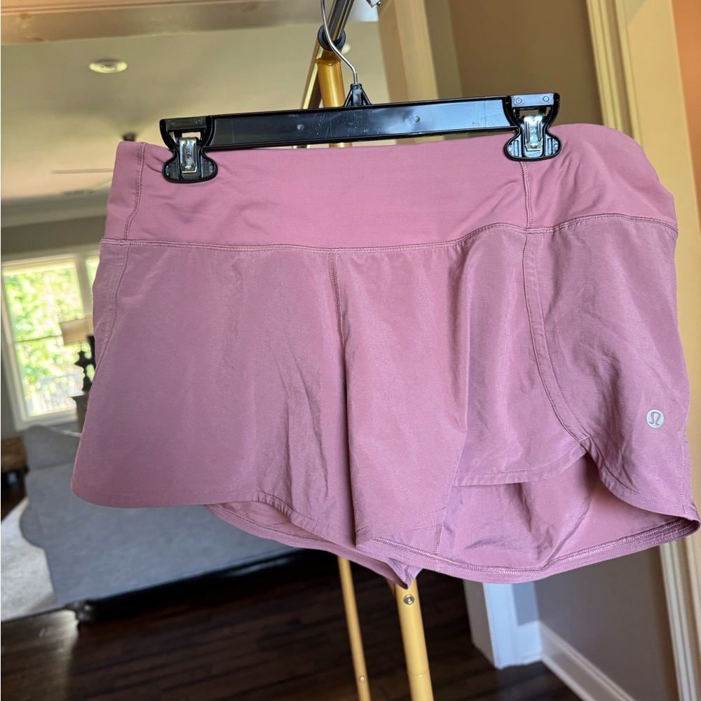 lululemon athletica Pink Athletic Shorts Lightweight and Comfortable